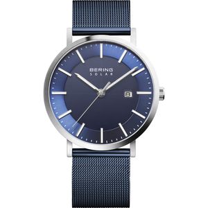 Bering Herrenuhr analog Solar mit Milanaise-Armband 15439-307