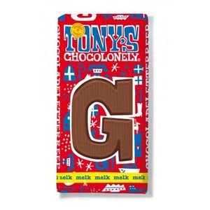 Tony's Chocolonely - Schokolade Buchstabenriegel Vollmilch "G" - 180g