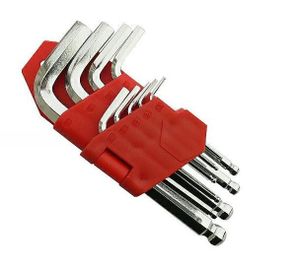 Klucze Imbusowe Imbusy Zestaw Kuliste 9szt 130mm