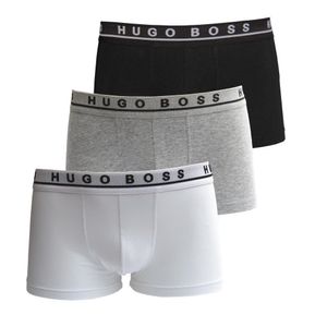 3-balenie boxeriek HUGO BOSS value pack 1 x biele 1 x sivé 1 x čierne M 3-pack