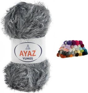 100g Strickgarn Yumos Fransenstrickgarn Strickwolle Häkelgarn