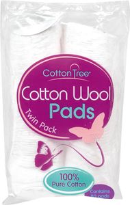 Baumwolle Tree Runde Wattepads – 80 Stück