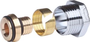 Danfoss Klemmverbinder für Alupex-Rohre, R 1/2" AG, 16 x 2 mm, 013G4200