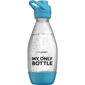 SodaStream My Only Bottle Türkis, 0,5 Liter PET Flasche, Ersatzflasche für Source, Spirit