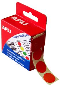 agipa Markierungspunkte Durchmesser: 15 mm rund rot 150 Stück