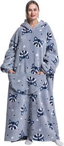 ASKSA Oversized Blanket Hoodie, Sherpa Fleece Wearable Blanket, Washable