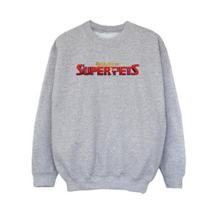 DC Comics - "DC Comics DC League Of Super-Pets Movie Logo" Sweatshirt für Jungen BI15754 (104) (Grau)