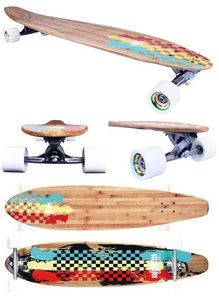 Nijdam 42" Kicktail Longboard Bambus II