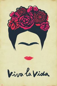 Grupo Erik Frida Kahlo Viva La Vida Poster 61x91.5cm.
