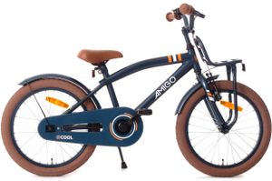 AMIGO Kinderfahrräder Jungen 2Cool 18 Zoll 28,5 cm Jungen Rücktrittbremse Blau