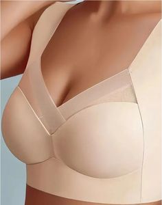 Bezešvá podprsenka Comfort-Sl.Hnědá/3XL KP30613