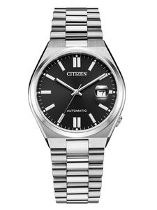 Citizen Herren Automatik Armbanduhr aus Edelstahl mit Edelstahl Armband - Tsuyosa Collection - NJ0150-81E