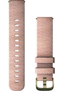 Garmin Ersatzarmband 20mm Nylon Rosa/Weissgold Schnalle