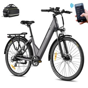 Fafrees F28 PRO E-Bike Mountainbike 27,5 Zoll 14,5Ah Akku, 250W Elektro Fahrrad Erwachsene E Bike Herren 25km/h IP54 SHIMANO 7S LCD mit App, Grau
