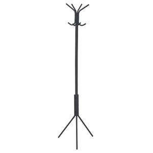 Kleiderständer Garderobenständer ARIST Standgarderobe Kleiderstange aus Metall mit 8 Kleiderhaken, grau lackiert Kleiderständer Garderobenständer ARIST Standgarderobe Kleiderstange aus Metall mit 8 Kleiderhaken, grau lackiert