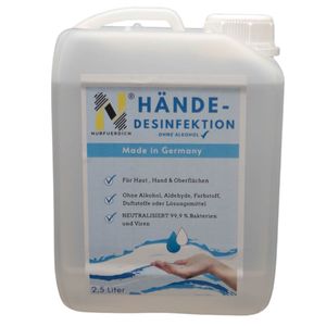 NEU 2,5 L Desinfektionsmittel Hände Flächen Haut Oberflächendefinition Germany