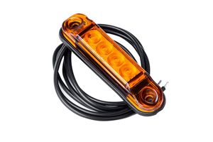 Orange LED-Umrissleuchte SLIM Horpol