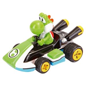 Stadlbauer 17318 - Carrera - Mario Kart - Pull & Speed - Mario - Kart 8 - Yoshi; 1:43 mit Rückziehmotor