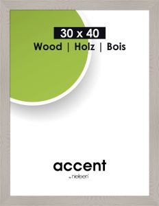 Accent Holz Bilderrahmen Magic, 30x40 cm, Grau