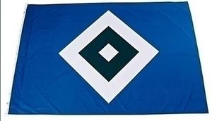 Hamburger SV HSV Hissfahne Raute Fussball