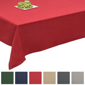 Beautissu Loftflair Tischdecke rechteckig, color:Rot, Größe:160x130x0x0 cm, Artikel Länge:160cm, Artikel Breite:130cm