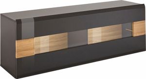 Hängevitrine Tartu Vitrine 131x37x45cm Hochglanz Farbe wählbar