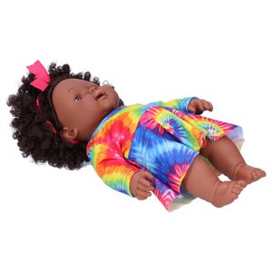 Detská bábika, Reborn Baby Doll, Rebirth Baby Girl, Black Girl Doll, Lifelike Reborn Baby Doll, Child Toy