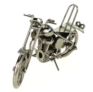 Kremers- Schatzkiste Deko Oldtimer Motorrad aus Metall 18 cm Dekoration Geldgeschenk Bike Shopper