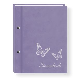 Stammbuch der Familie Butterfly flieder Stammbücher A5 Familienstammbuch Hochzeit