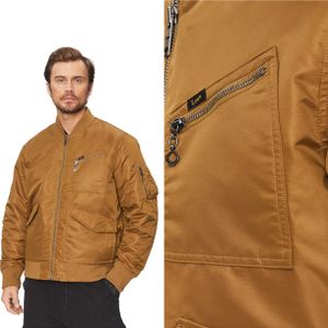 Lee Bomber Jacket Bomberjacke Braun XL Mann Braun XL