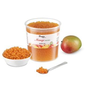 INSPIRE FOOD Mango Bubble Tea Perlen - 100% Vegan, Glutenfrei, 3.2KG