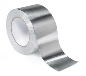 AKB7550 - Aluminiumband Aluminium Klebeband Aluminiumklebebänder Silber 75mm X 50m