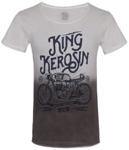 King Kerosin - TCB, T-Shirt batik schwarz Größe: M