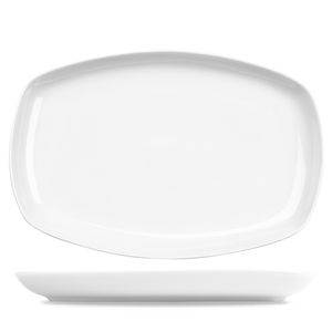 Churchill Art De Cuisine Menu Porcelain Platte Rechteckig 35,5X23,5Cm, 6 Stück, Weiß