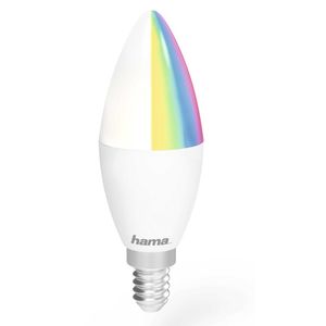 Hama WLAN-LED-Lampe E14 5,5W RGBW, dimmbar, Kerze      176599