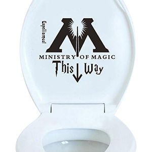 Harry Potter WC Aufkleber Eingang Zaubereiministerium