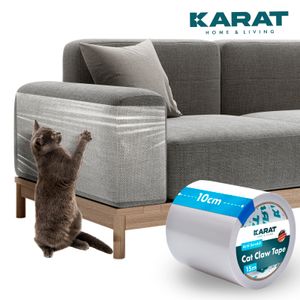 Katzen Kratzschutz Trainingsklebeband Möbelschutz Transparent 15 m x 10 cm