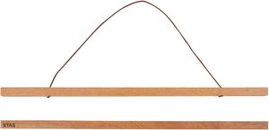 STAS Posteraufhänger (21-100cm) - Teakholz - Magnetisches Plakataufhängesystem - Plakatrahmen - Plakatklemme - Plakathalter - 100 cm STAS Posteraufhänger (21-100cm) - Teakholz - Magnetisches Plakataufhängesystem - Plakatrahmen - Plakatklemme - Plakathalter - 100 cm