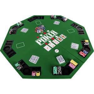 Pokertisch Pokerauflage Poker Tisch Auflage Pokertable klappbar faltbar grün