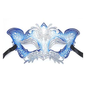 Venezianische Metall Augenmaske / Karneval Venedig Schmetterling