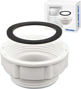 tecuro Reduzierstück für Siphon-Ablauf 1 1/2 IG x 1 1/4 AG