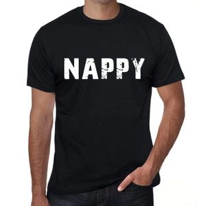 Herren Grafik T-Shirt Windel – Nappy – Öko-Verantwortlich Vintage Jahrgang Kurzarm Lustige Druck Geburtstag Geschenk Mann
