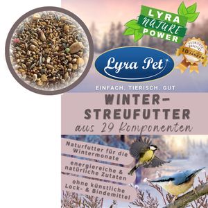 25 kg Lyra Pet® Winter-Streufutter aus 29 Komponenten