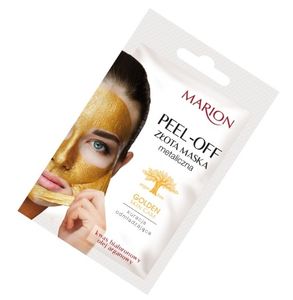 Marion, Golden Skin Care, maska złota metaliczna na twarz peel-off, 6 g