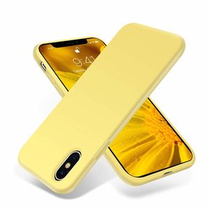 ShieldCase iPhone X / Xs Hülle Silikon (gelb)