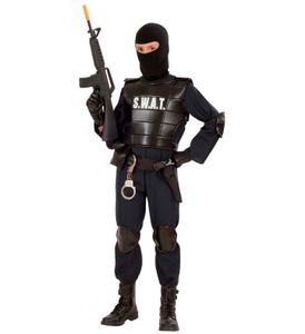 S. W. A. T. Undercover Officer SWAT Policeman Men + Children Special Agent L - 158 cm