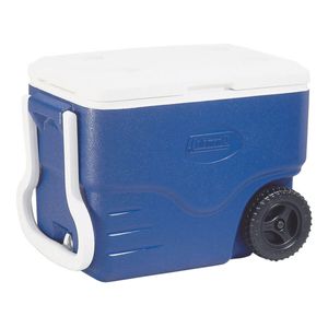 Coleman 40QT Performance Wheeled Kühlbox ,blau/weiß
