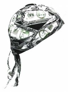 Bandana Kopftuch Dollar, Bandana Headscarf Dollar, pañuelo en la cabeza Estilo Dollar