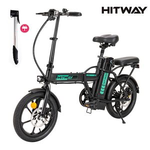 HITWAY Elektrofahrrad E-Bike E-Fahrrad Klapprad,36V 7.5Ah Batterie,250W Motor,25km/h,bis 45km,16" City Bike für Herren Damen