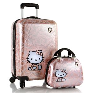 Heys  Kids Hello Kitty Kindertrolley 53 cm  und Beauty Case  4 Rollen 33,8 l - Gold